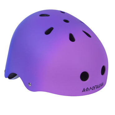 ATHLOPAIDIA Adjustable Racing Helmet - Pink/Purple/Blue Gradient